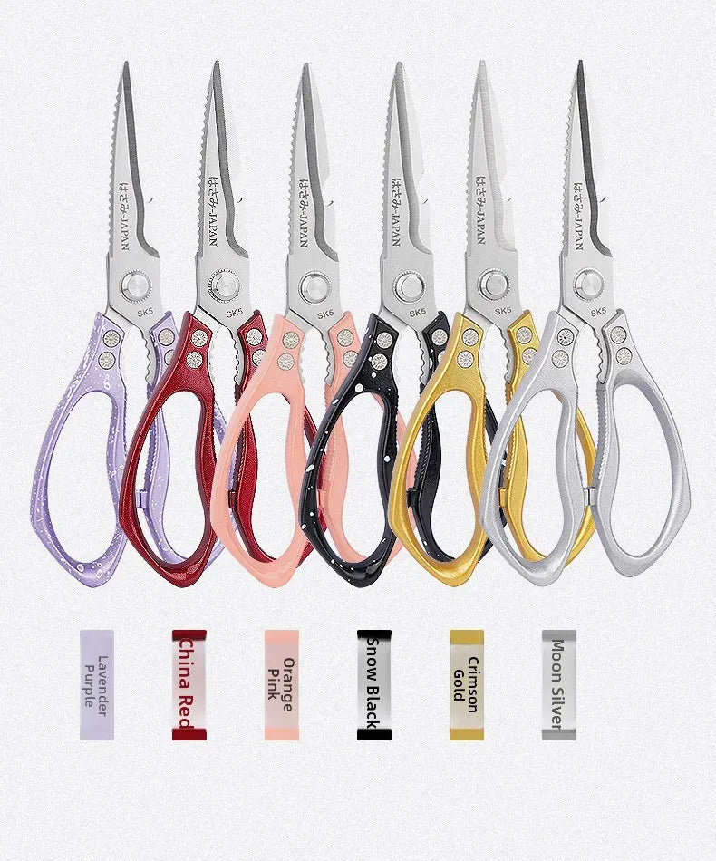 Ciseaux de cuisine en inox multifonction pour couper les os ciseaux