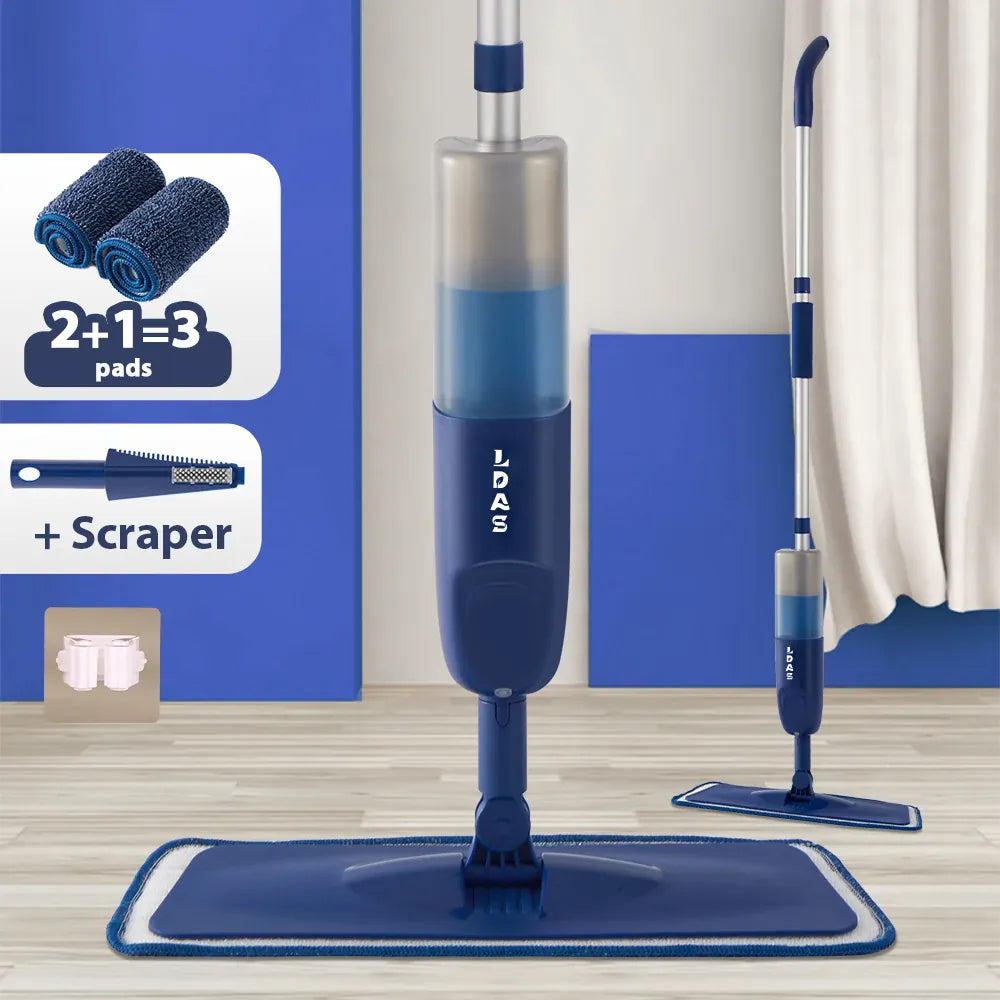 Balai Serpillère Vaporisateur pour la Cuisine (carrelage et bois) balai