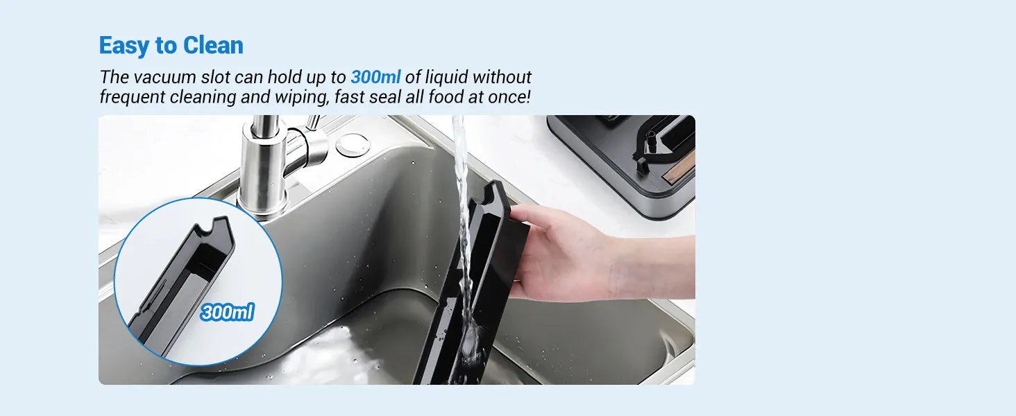 Machine Sous Vide Alimentaire INKBIRD 150W – Double Pompe 80 kPa – Cutter Intégré et Sacs Inclus sv