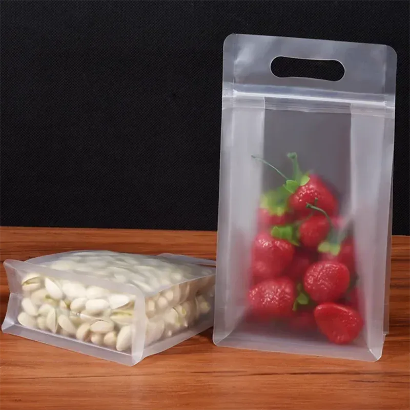 Sachets Zip Alimentaires Transparent Hermétiques - Lot de 50 pièces