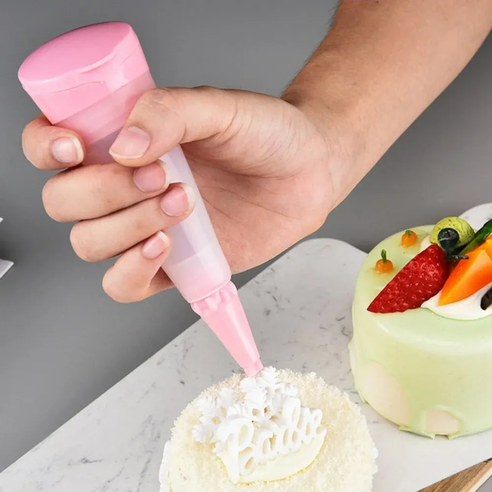 Poche à Douille Réutilisable avec 3 Embouts en Silicone - Décoration de Gâteaux douillepoche