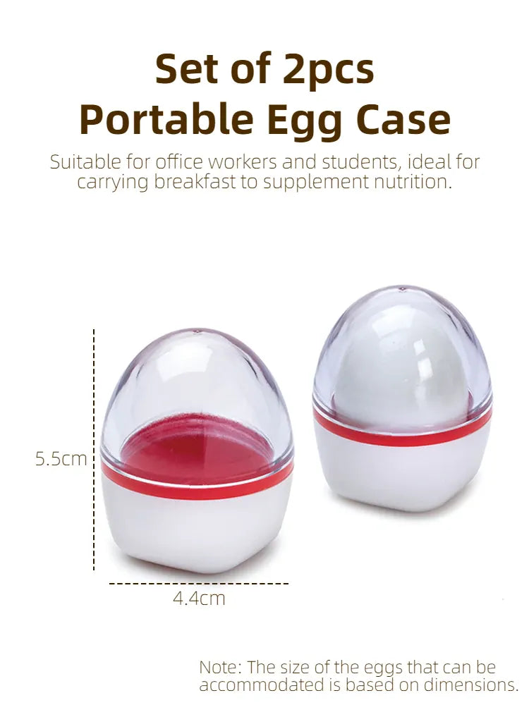 Boîte Range-Oeufs Étanche 2 Pièces avec Protection Choc