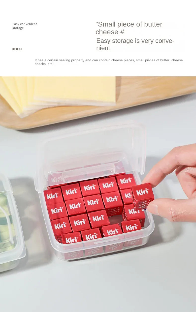 Boîte de Rangement Frigo Hermétique pour Fromage 350ml