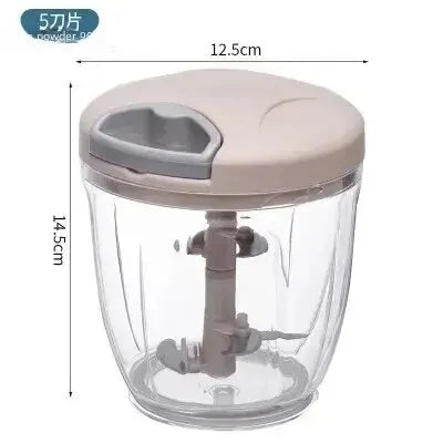 Presse-Ail Manuel Inox avec Cutter Multifonction 3 Pièces presseail