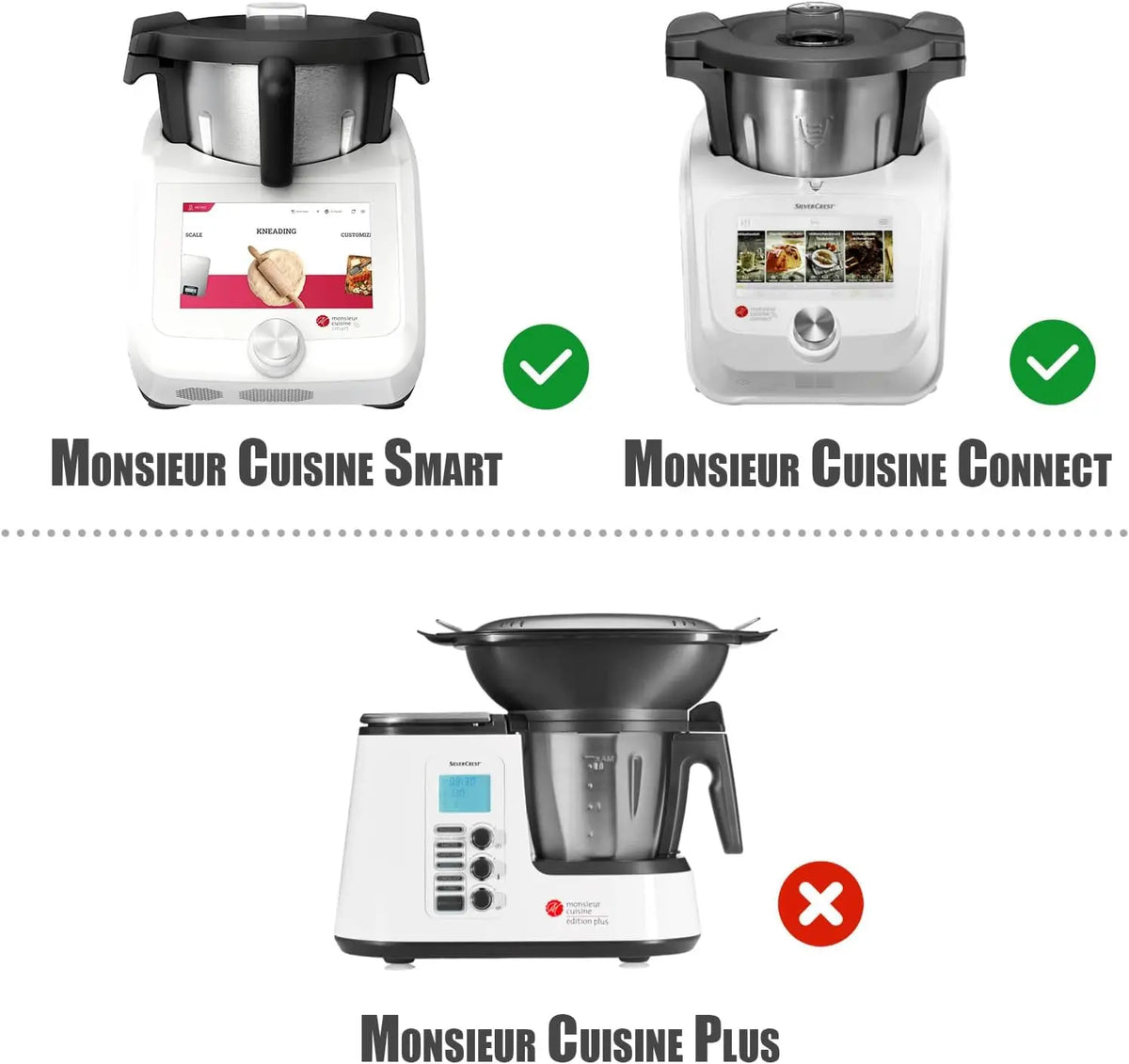 Accessoire Monsieur Cuisine Fouet Papillon pour Connect et Smart Monsieur Cuisine