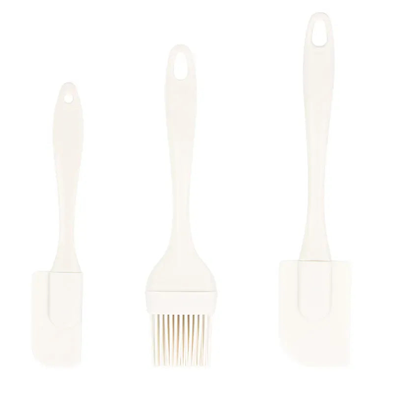 Set Spatules Silicone 3 Pièces - Ustensiles Pâtisserie Résistants spatule en silicone