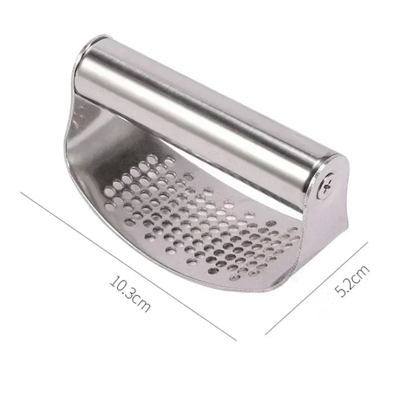 Presse-Ail Inox Manuel avec Presse-Gingembre et Rocker presseail