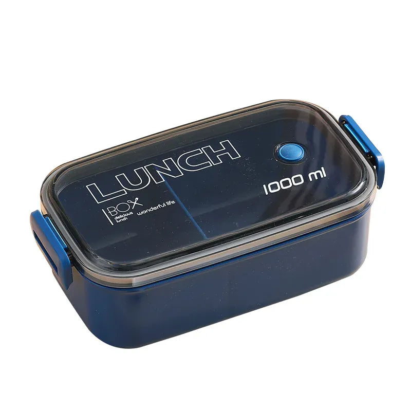 Lunch Box Hermétique 1000ml Plastique Résistant au Micro-ondes Lunchbox