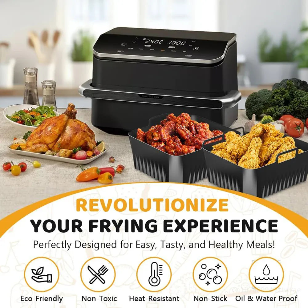 Moule Silicone Réutilisable Air Fryer 10L pour Friteuse 10L Air Fryer
