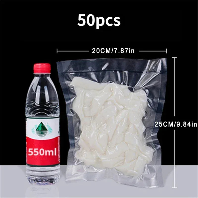 Sacs Sous Vide Alimentaire Transparent - Lot de 50 Unités sv