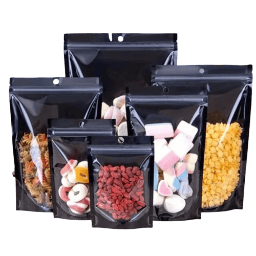 Sachets Kraft Réutilisables Lot de 100 pièces Transparent ssr