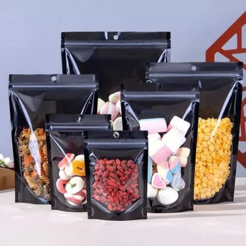 Sachets Kraft Réutilisables Lot de 100 pièces Transparent 20x30cm