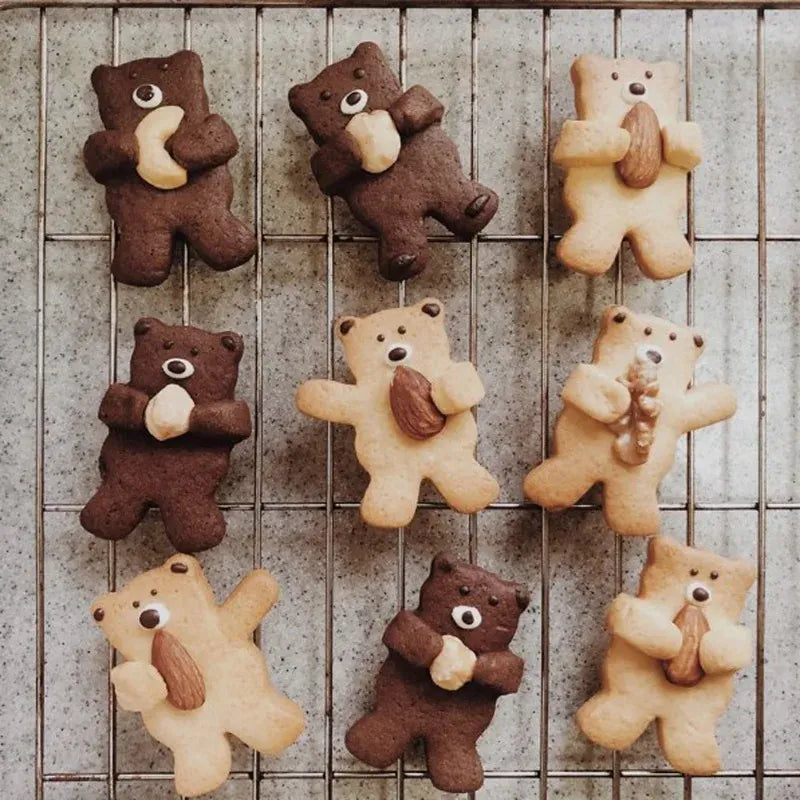 Emporte-pièce ours en inox - Découpeur de biscuits pour pâtisserie emportepieces