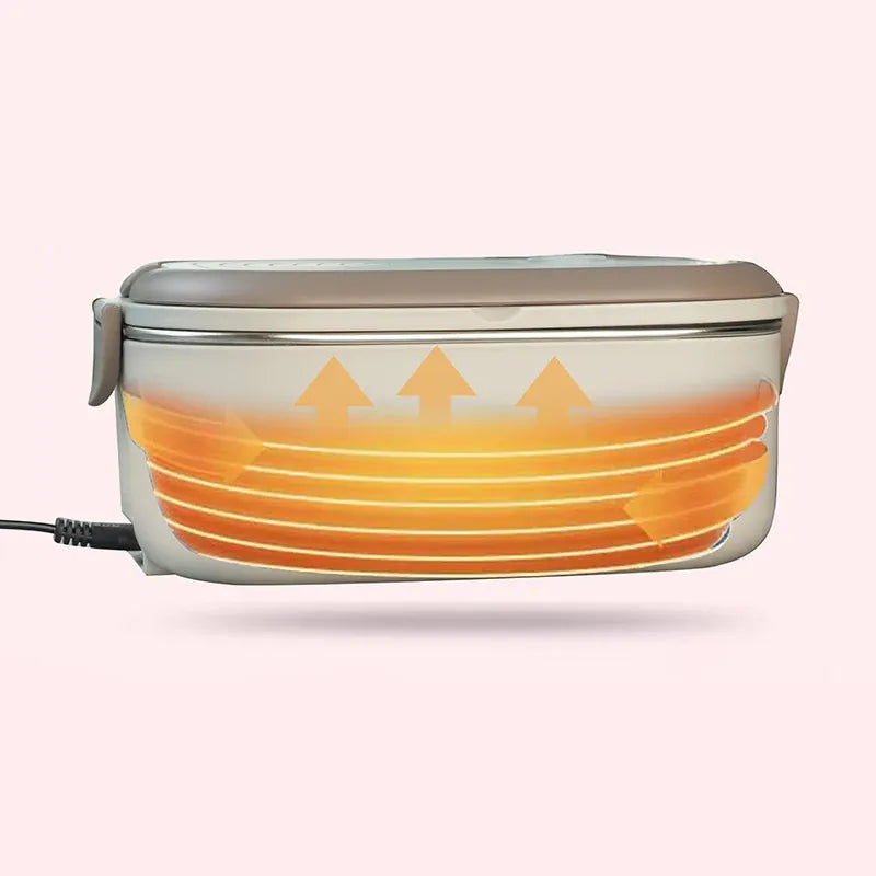 Lunch Box Chauffante Inox 1L 220V 18W | Boîte Chauffante Électrique lunchboxchauf