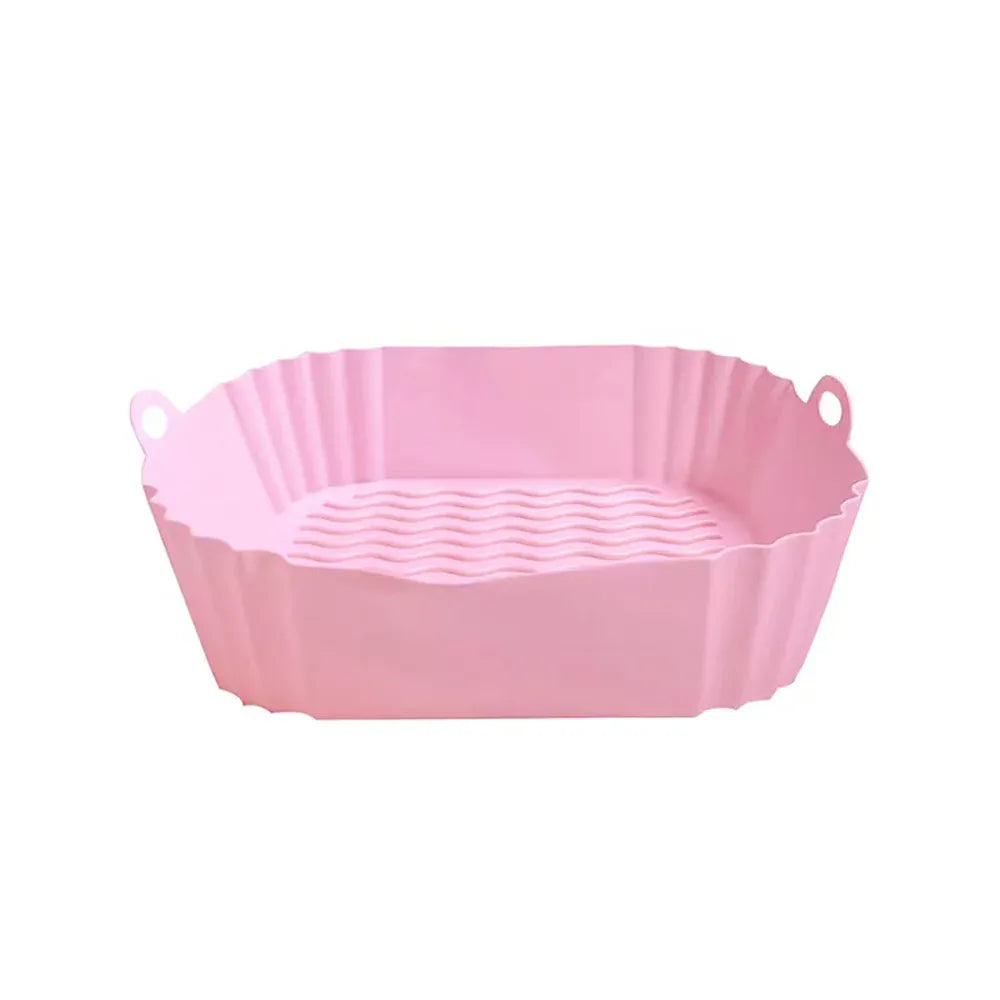 Moule Silicone Air Fryer Réutilisable Rectangulaire - Lot de 2 Pièces Air Fryer