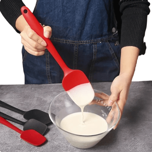 Spatule Silicone 21cm et 27cm Flexible pour Pâtisserie spatule en silicone