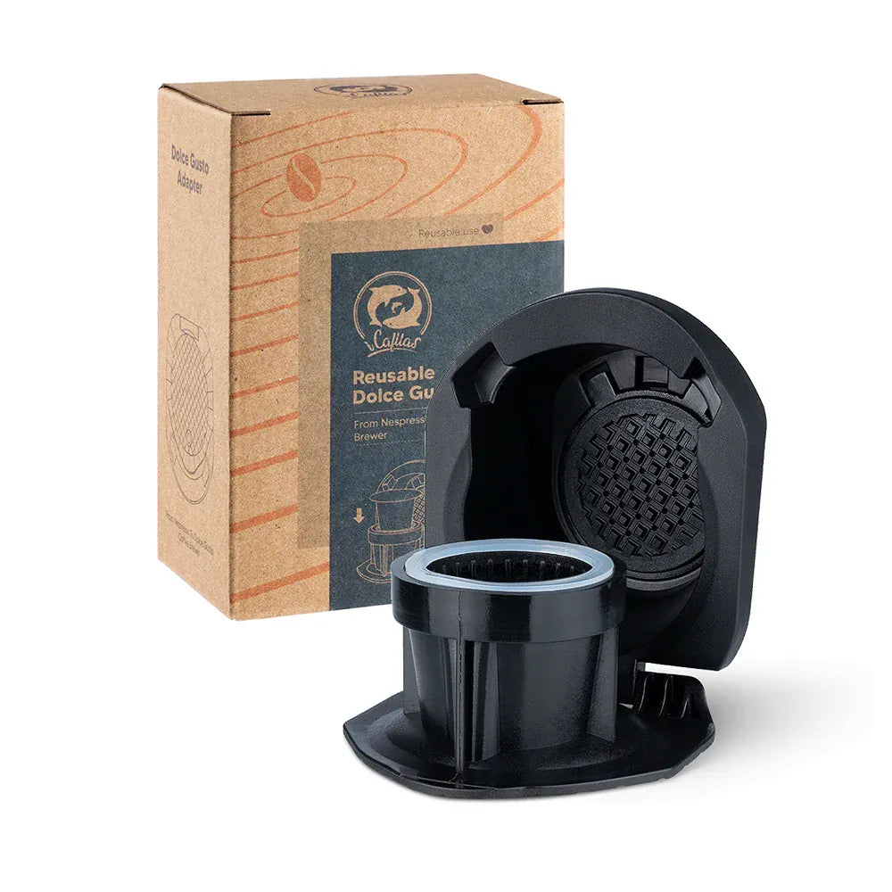 Adaptateur Capsule Réutilisable Compatible Dolce Gusto — Café Moulu ou Nespresso capsule