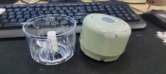Mini Hachoir Électrique Rechargeable USB 250 ml — Ail, Oignon, Herbes hachoir electrique