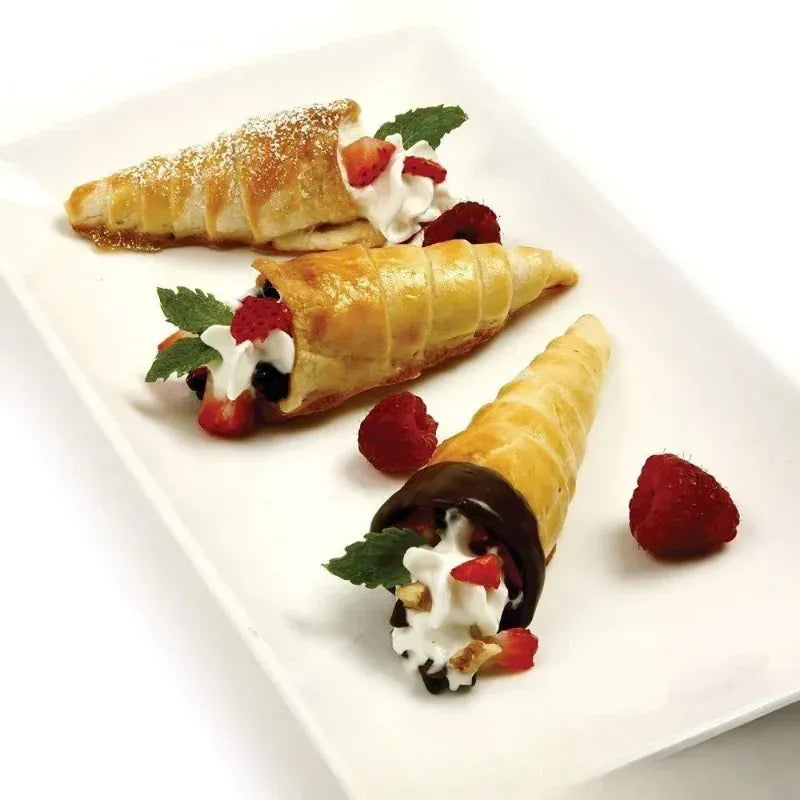 Set de 5 Outils de Pâtisserie en Acier Inoxydable - Moules à Croissants et Tubes à Pâtisserie douillepoche