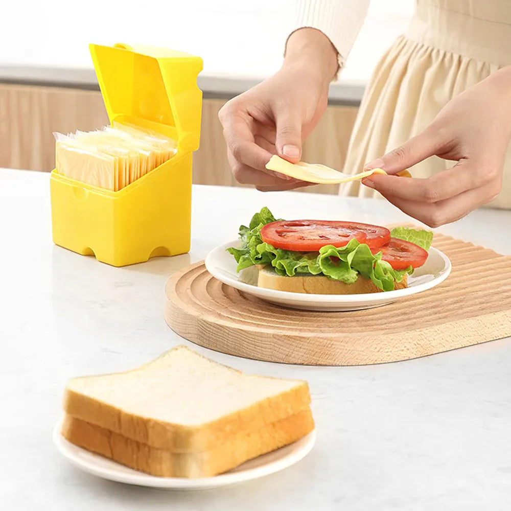 Boîte de Rangement pour Fromage - 500ml avec Couvercle Hermétique