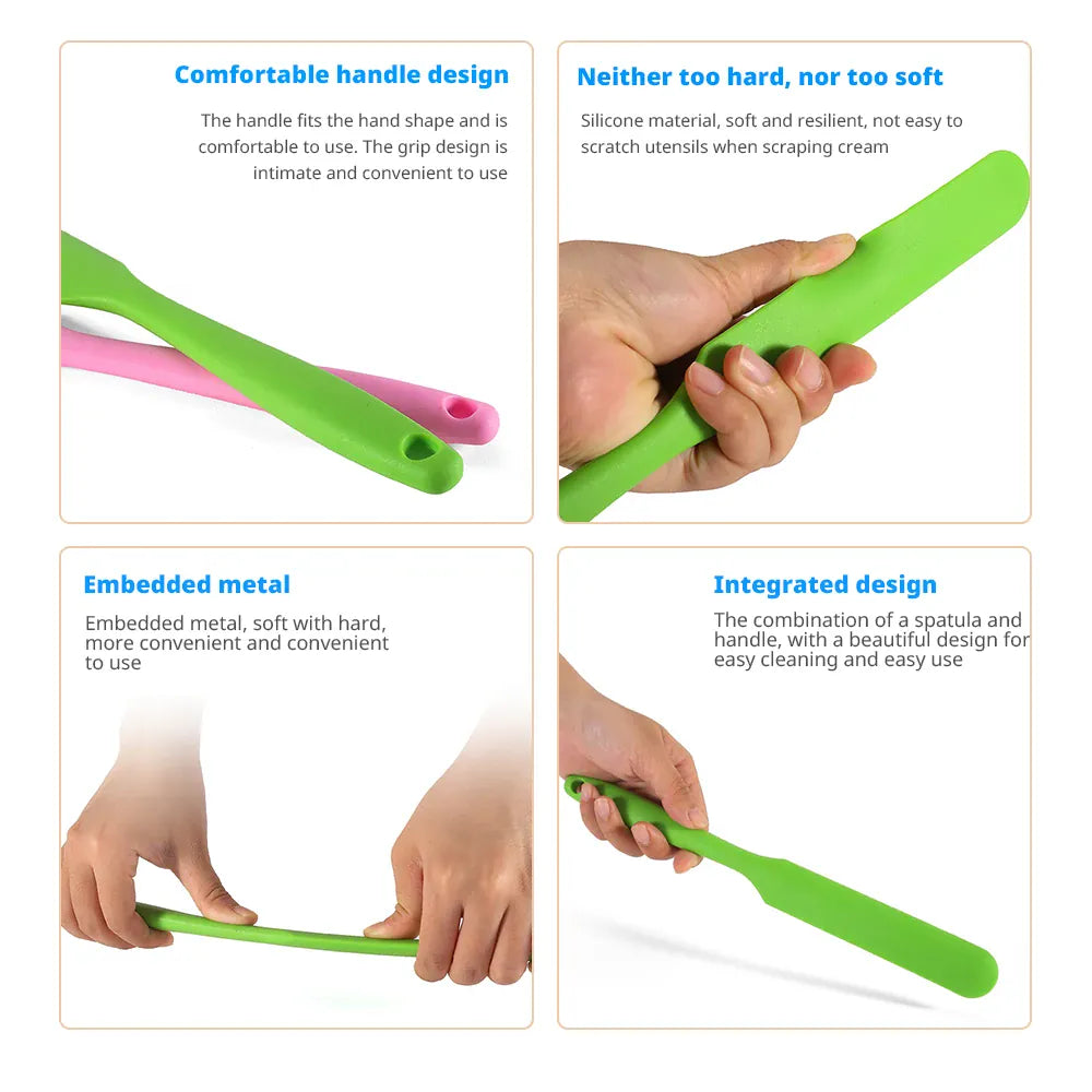 Spatule Silicone Résistante à la Chaleur | Ustensile de Pâtisserie spatule en silicone