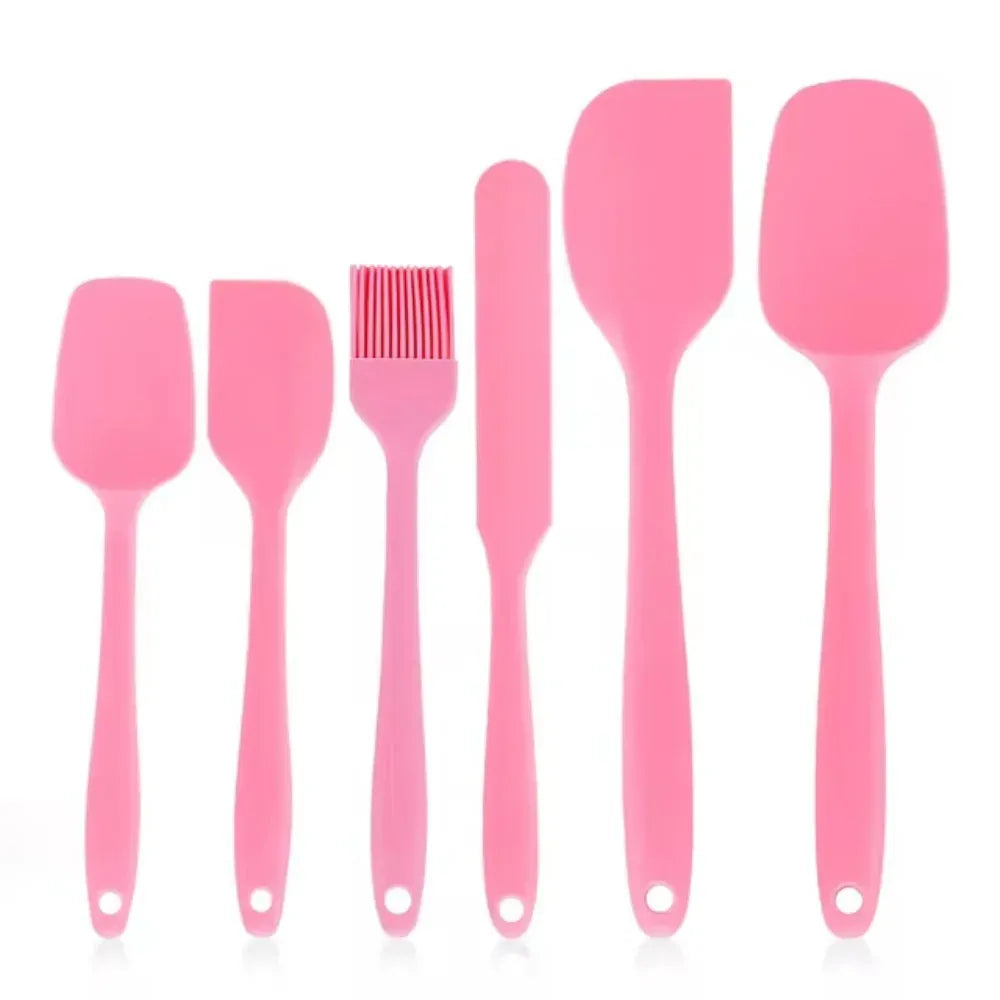 Set Spatules Silicone 6 Pieces | Résistantes à la Chaleur et Antiadhésives spatule en silicone
