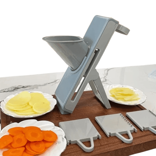 Mandoline Coupe-Légumes Multifonction 4-en-1 — Julienne 3/7 mm Mandoline