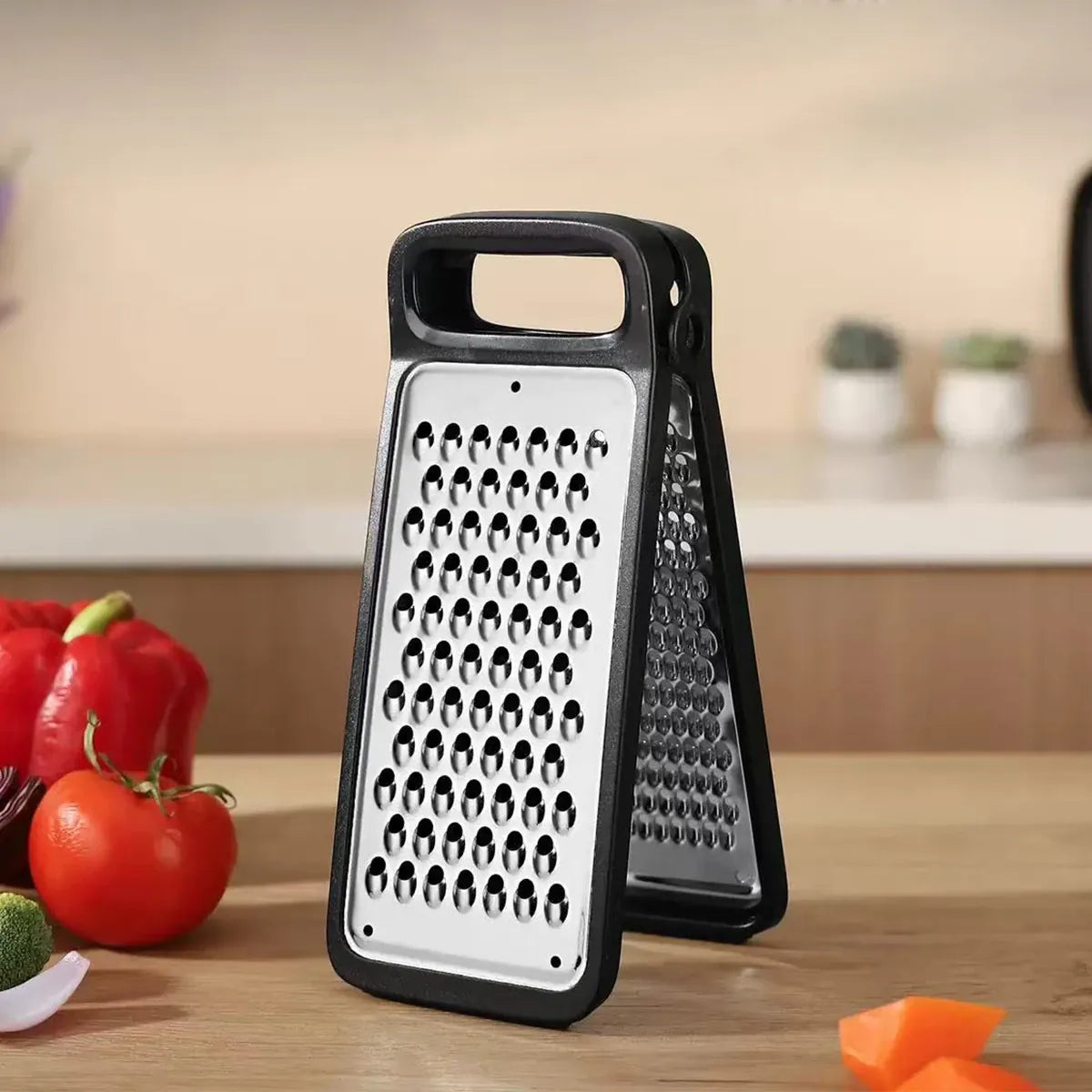 Râpe Double Face Pliable en Acier Inoxydable pour Légumes rape
