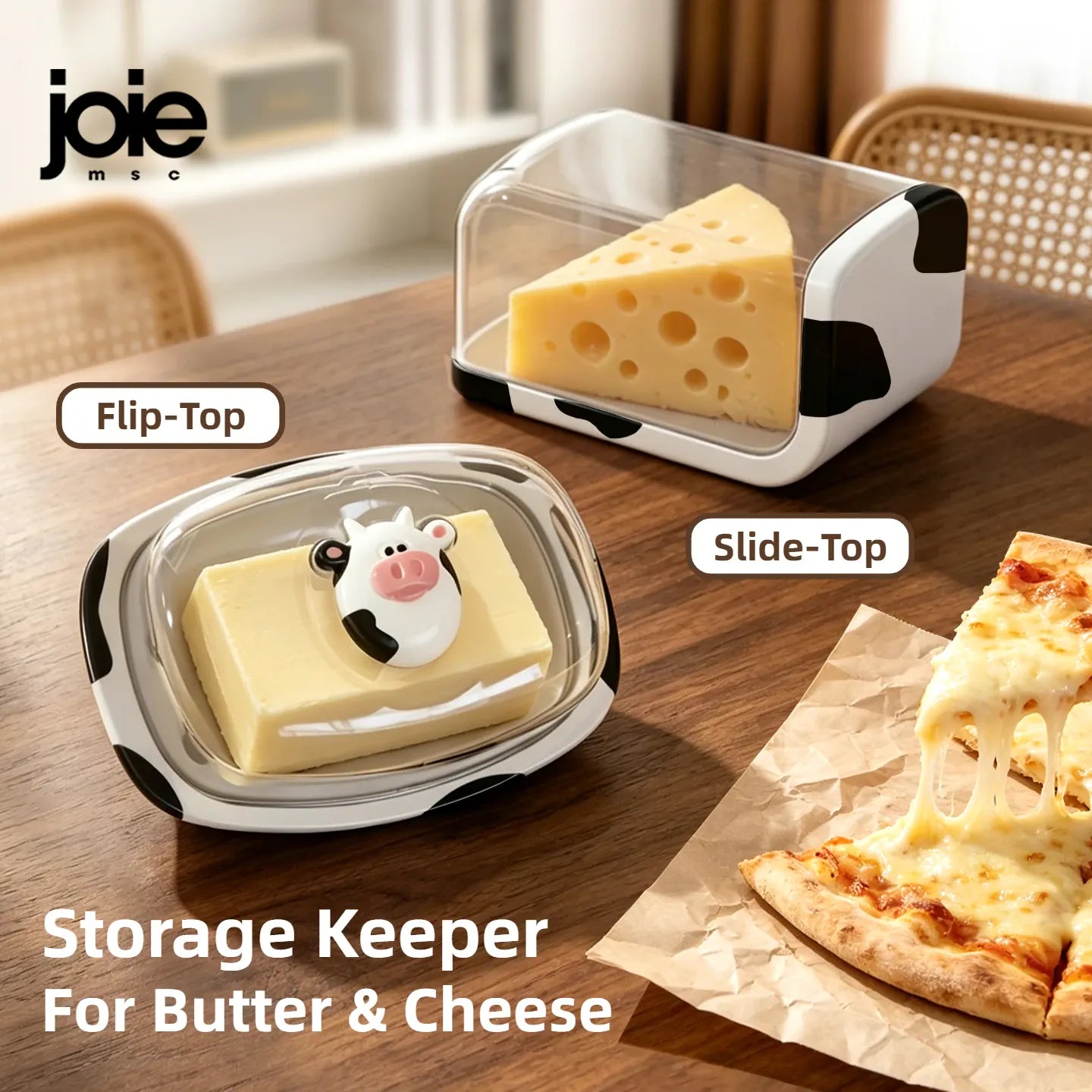 Boîte de Conservation avec Couvercle pour Beurre et Fromage
