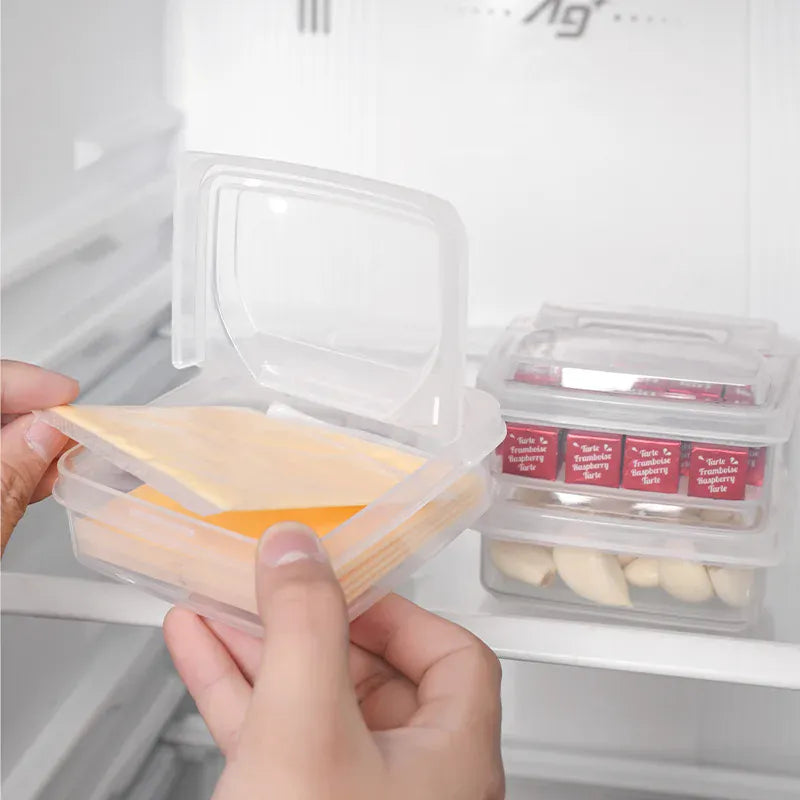 Boîte de Rangement Frigo Hermétique pour Fromage 350ml