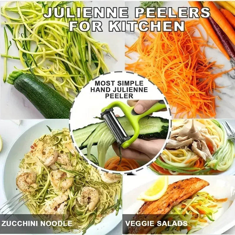 Éplucheur Multifonction 3 en 1 en Acier Inoxydable | Outils de Cuisine eplucheurs