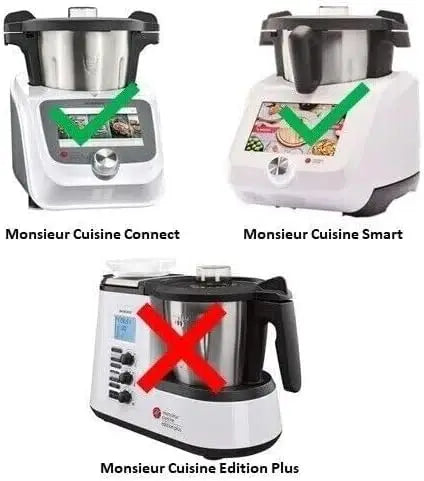 Lot de 2 Coupleurs (Clutch) en Acier Inoxydable pour Monsieur Cuisine Connect et Smart Monsieur Cuisine