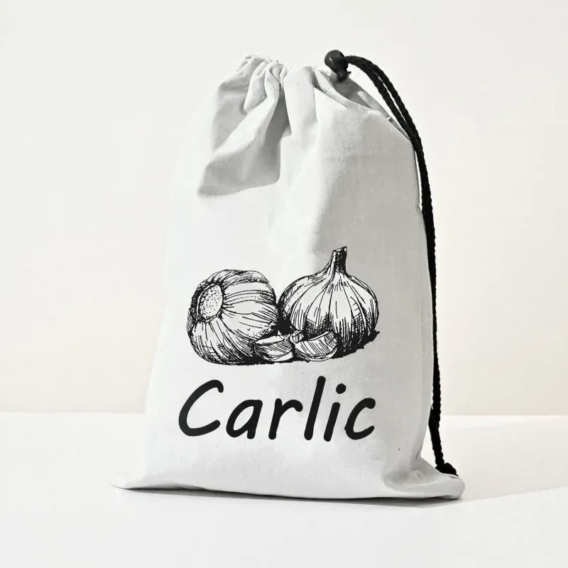 Sacs Conservation Légumes 30x40cm - Lot de 3 avec Cordon de Serrage