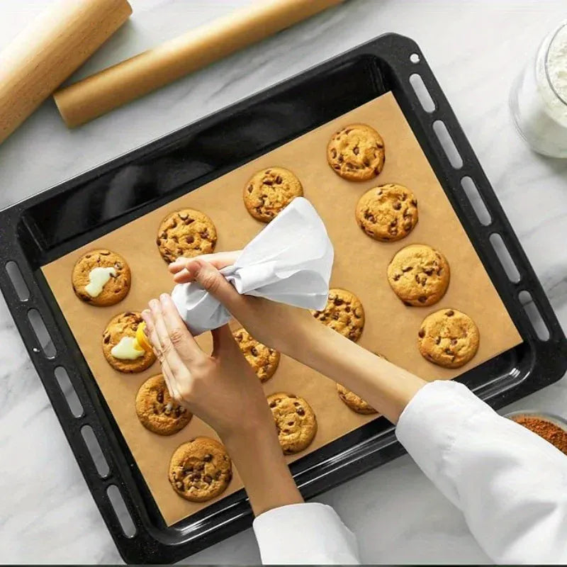 Papier Cuisson Jetable Antiadhésif - Lot de 100 Pièces Air Fryer