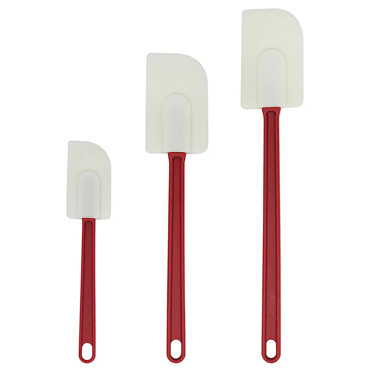 Set Spatules Silicone 3 pièces | Ustensiles de Pâtisserie Résistants spatule en silicone