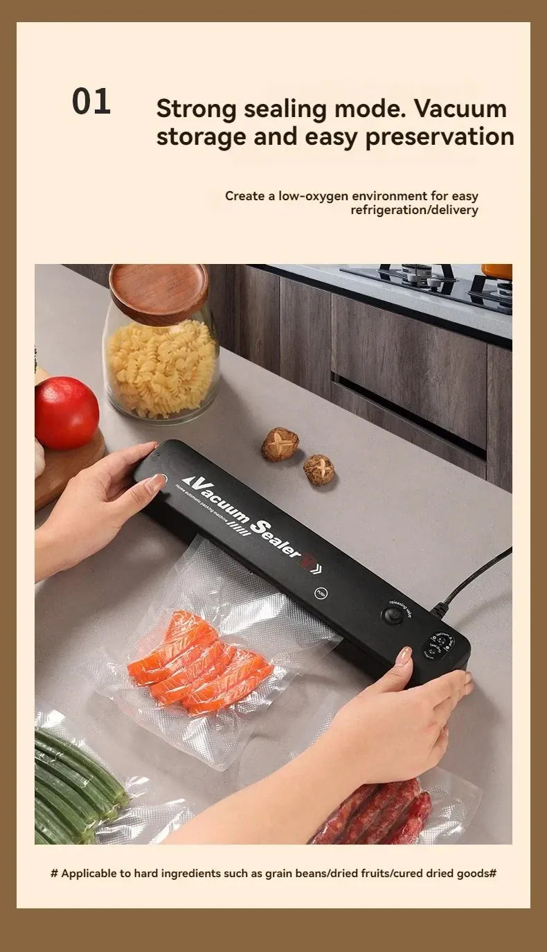 Machine Sous Vide Alimentaire 220V - Scelleuse Portative Automatique sv
