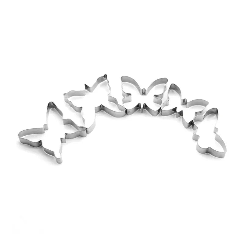 Emporte-pièces à Biscuits en Acier Inoxydable - 5 Pièces Papillon emportepieces
