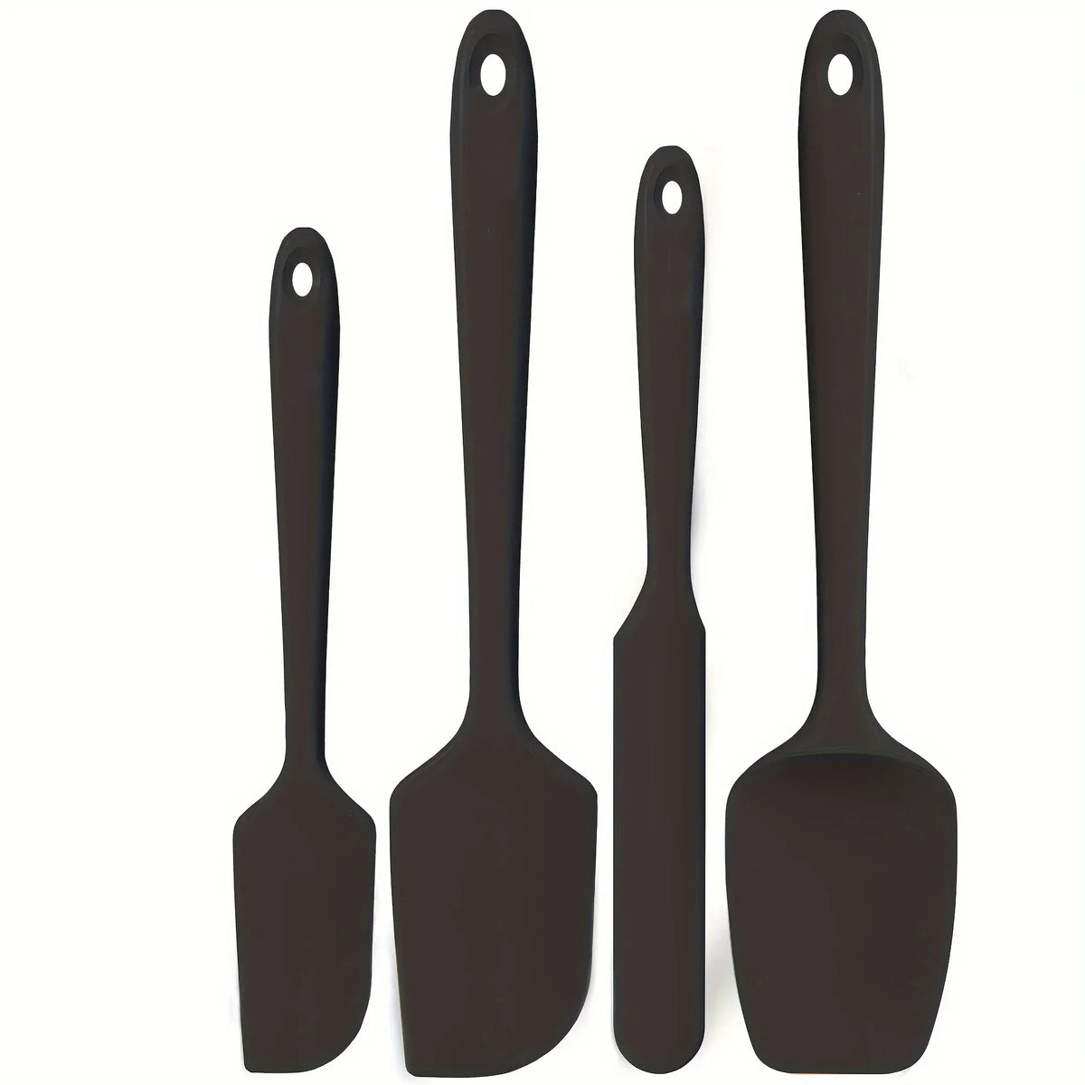 Set Spatules Silicone 4 pièces Résistantes à la Chaleur pour Cuisine spatule en silicone