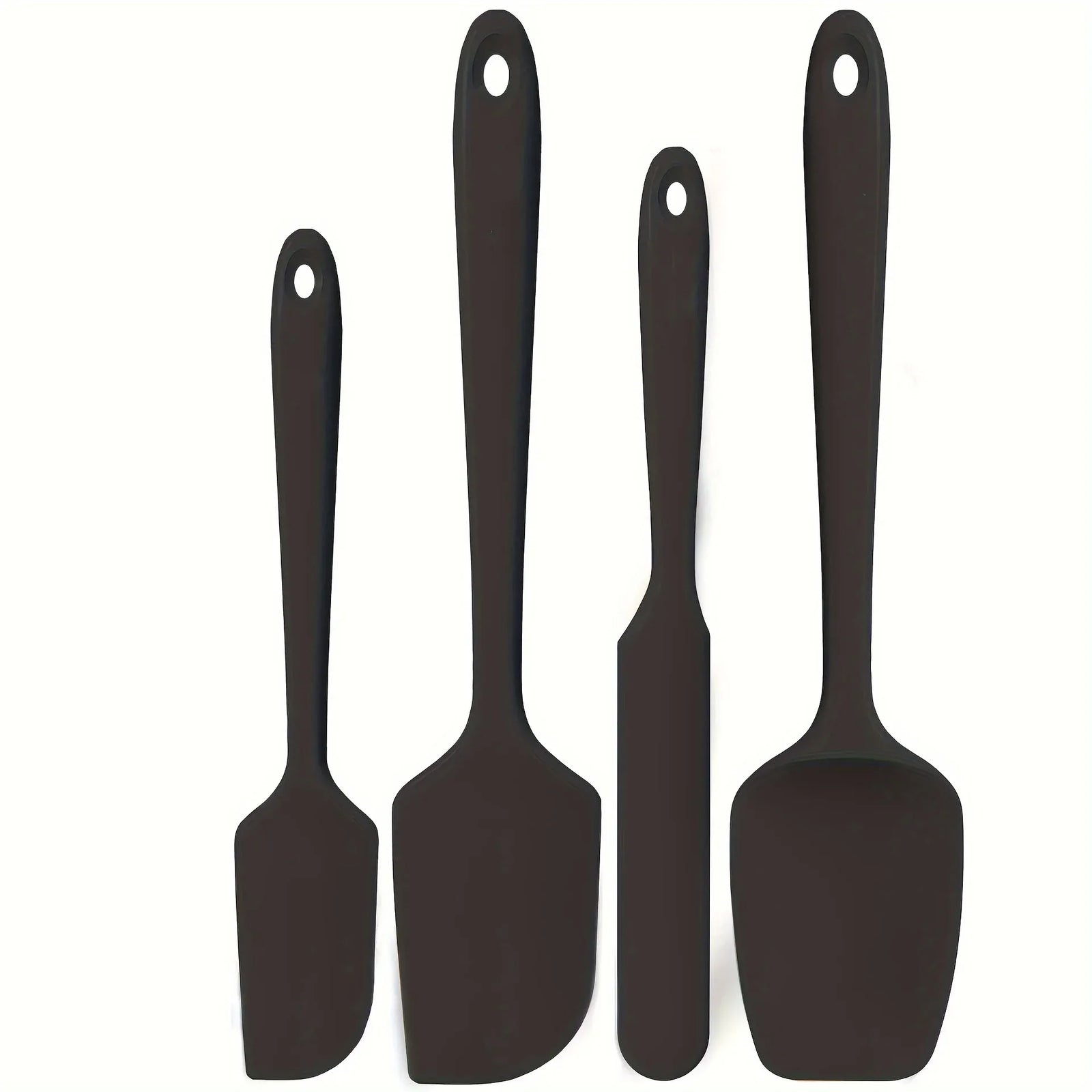 Set Spatules Silicone 4 pièces Résistantes à la Chaleur pour Cuisine spatule en silicone