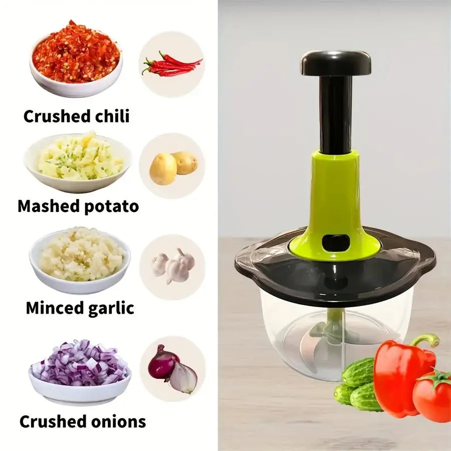 Hachoir Manuel Multifonctionnel pour Légumes et Viande | Ergonomique hachoir manuel