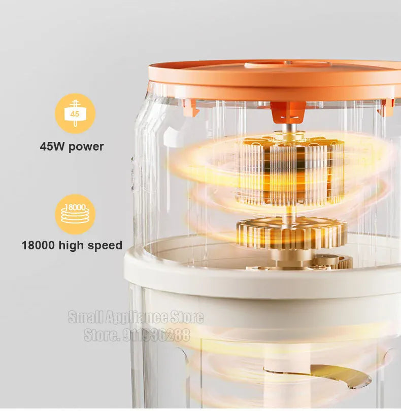 Hachoir Électrique Rechargeable 45W — Bol en Verre 150 / 250 / 300 ml hachoir electrique