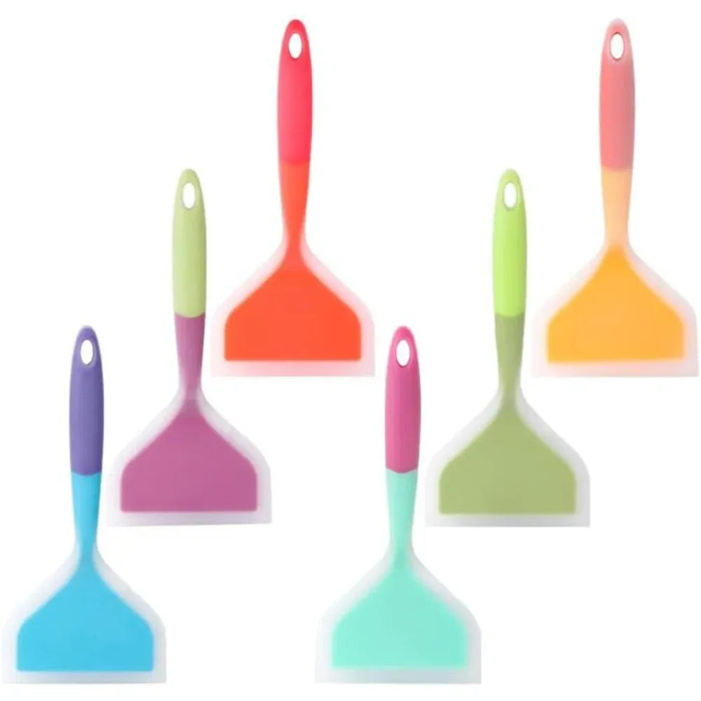 Spatule Silicone 6 Pieces Résistantes à la Chaleur pour Cuisson spatule en silicone