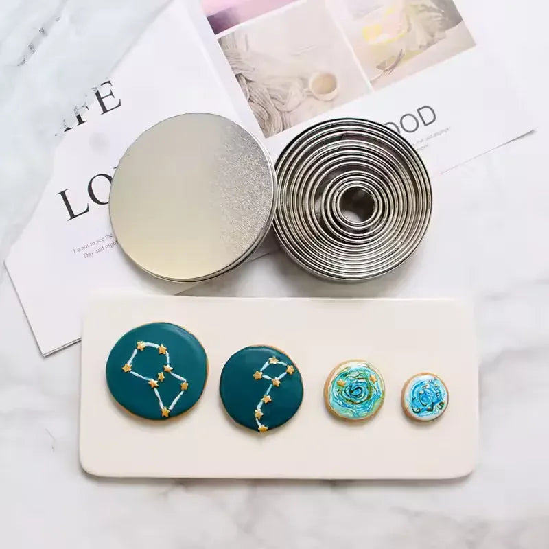 Emporte-pièces en acier inoxydable - Set de 12 pièces pour pâtisserie emportepieces