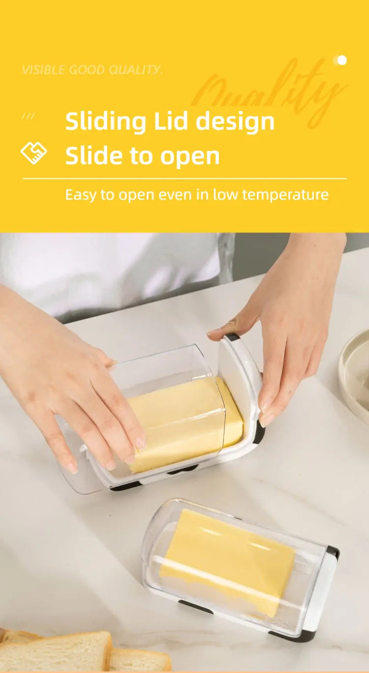 Boîte de Conservation avec Couvercle pour Beurre et Fromage