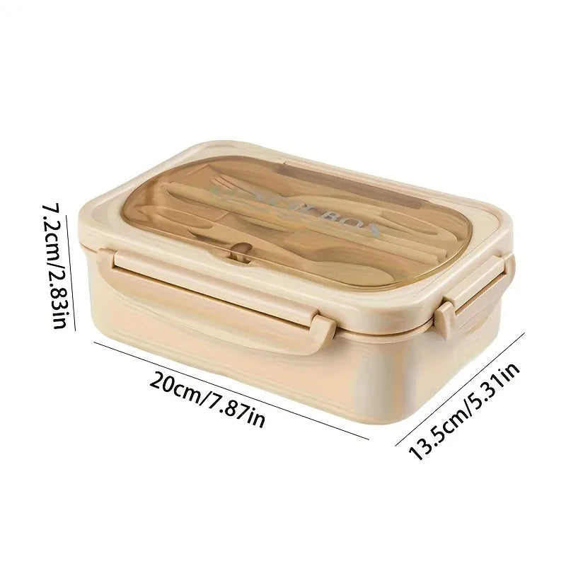 Bento Box Isotherme 2 Compartiments - Contenant Scellé Portable lunchbox