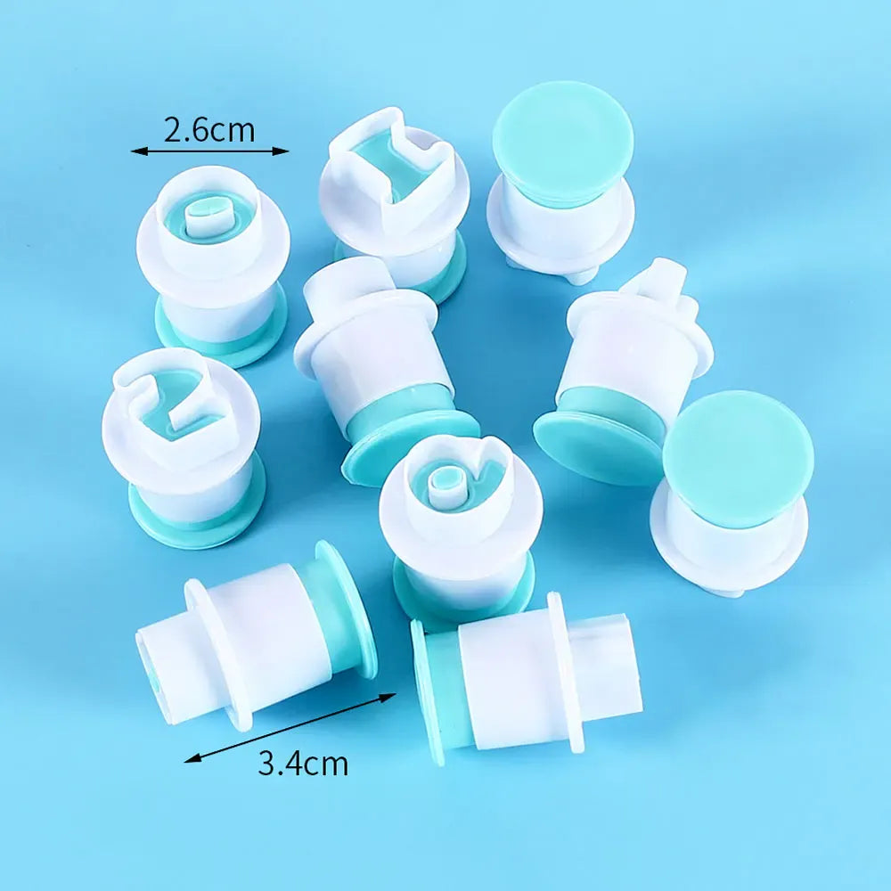 Emporte-pièces en Silicone pour Lettres et Chiffres - 36 Pièces pour Pâtisserie emportepieces