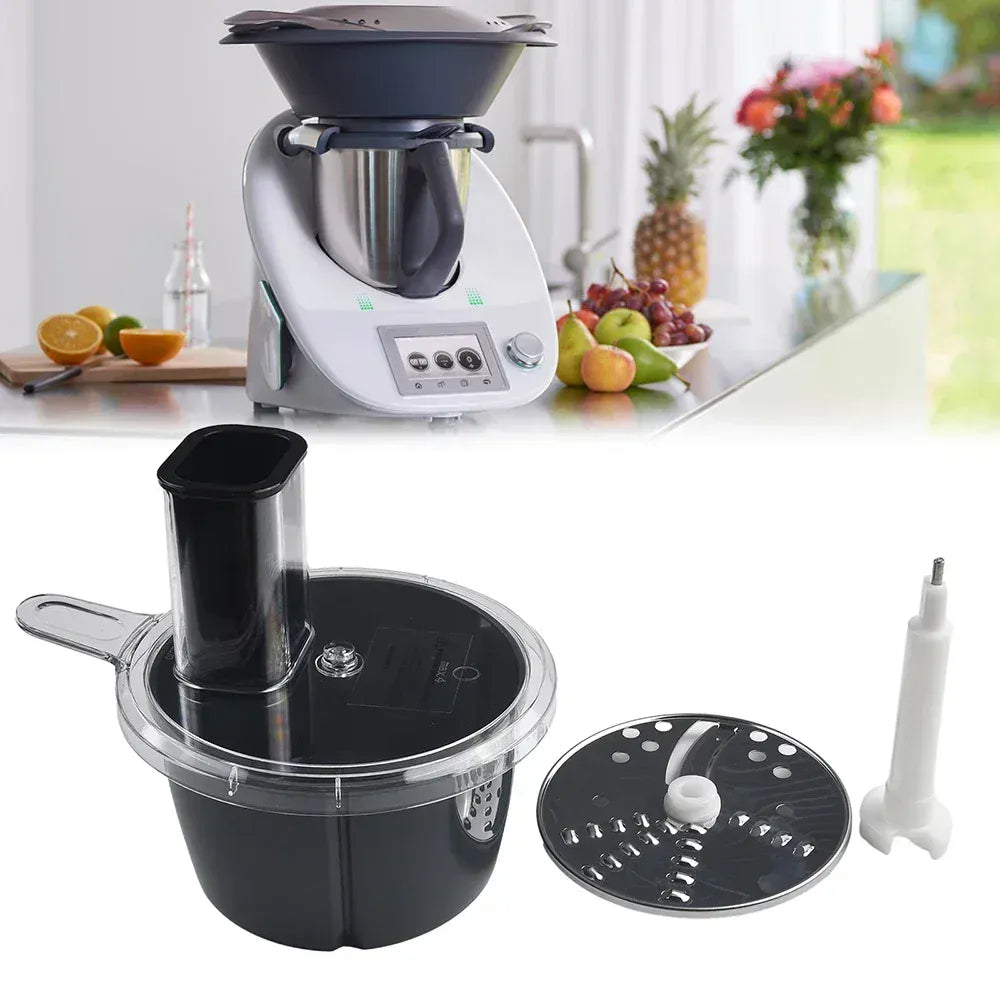 Kit Découpe et Râpe pour Thermomix TM5 TM6 – Conteneur avec Disque Inox Thermomix