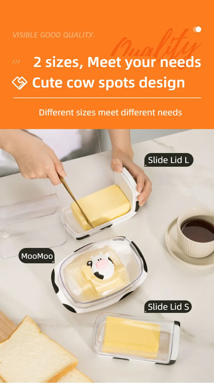 Boîte de Conservation avec Couvercle pour Beurre et Fromage