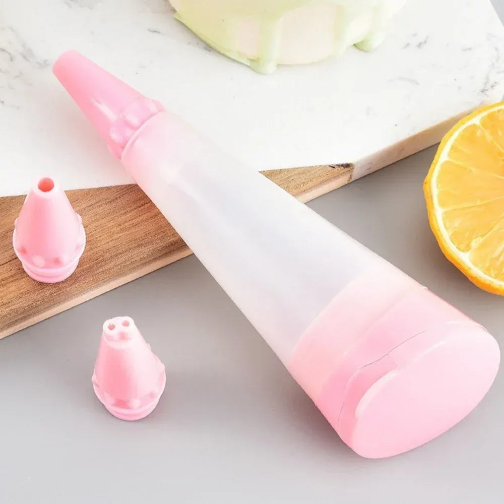 Poche à Douille Réutilisable avec 3 Embouts en Silicone - Décoration de Gâteaux douillepoche