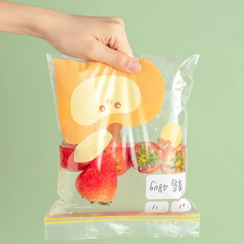 Sacs de Conservation Alimentaire Réutilisables avec Zip - Lot de 6 far